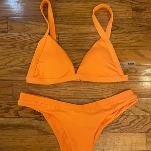 Orange shein bathingsuit. Brand new w/ tags